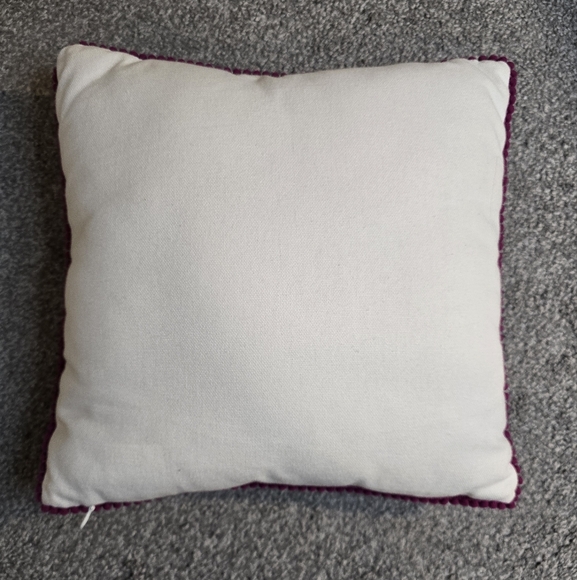 Be Full of Joy Floral Embroidered Throw Accent Pillow Spring - Picture 2 of 4